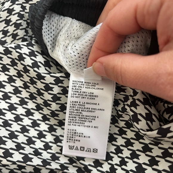 Urban Outfitters Parachute Track Pants Black and White Print Size Large - Picture 4 of 9